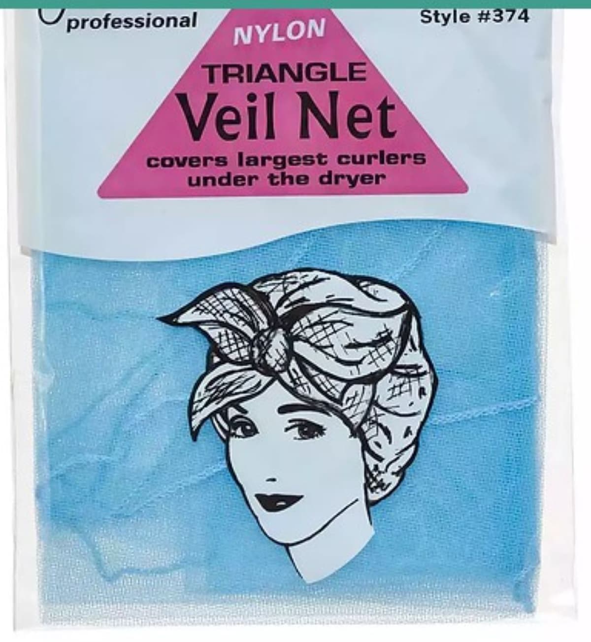 Jac O Net Hairnet Ninja Hood Blue PP 100 Count/Pack 10 Packs/Case 1000 Count/Case