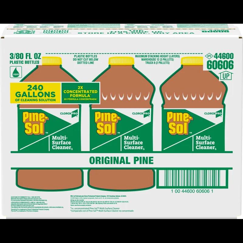 Pine-Sol® Pine All Purpose Cleaner Deodorizer 80 OZ Multi Surface Antibacterial 3/Case