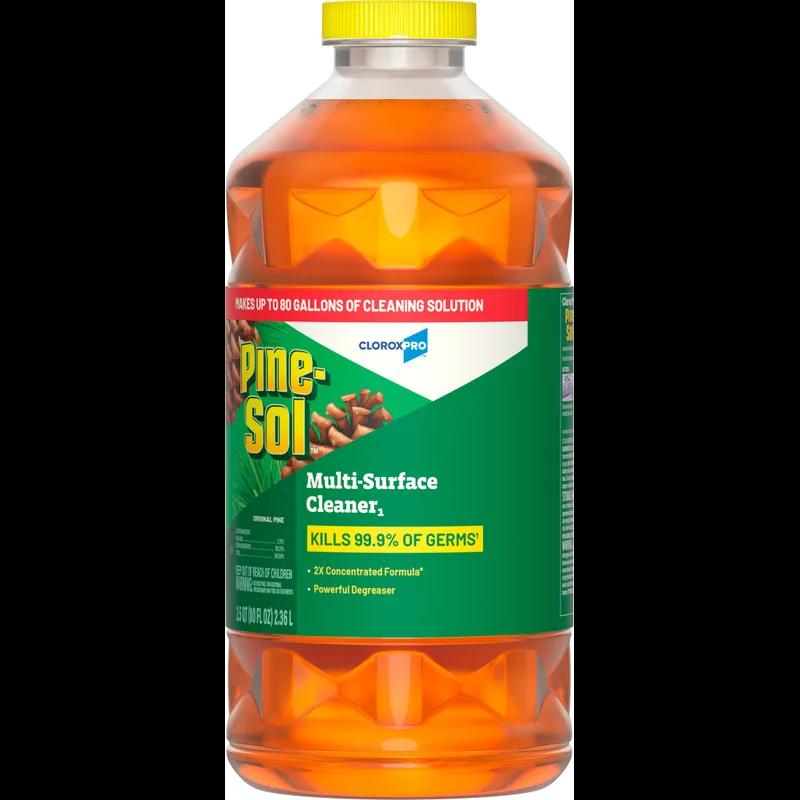 Pine-Sol® Pine All Purpose Cleaner Deodorizer 80 OZ Multi Surface Antibacterial 3/Case