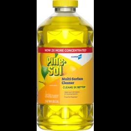 Pine-Sol® Lemon All Purpose Cleaner Deodorizer 80 OZ Multi Surface Screw Cap 3/Case
