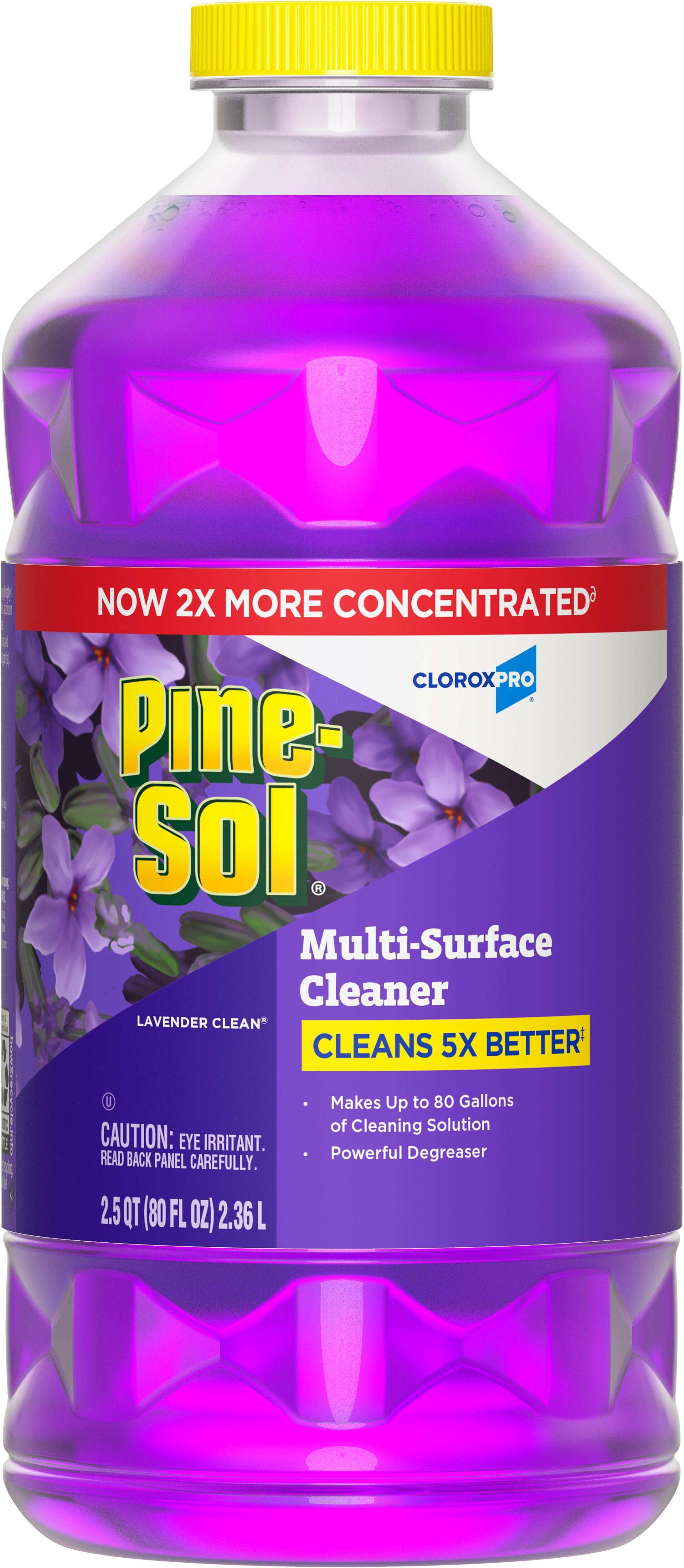 Pine-Sol® Lavender All Purpose Cleaner Deodorizer 80 OZ Multi Surface 3/Case