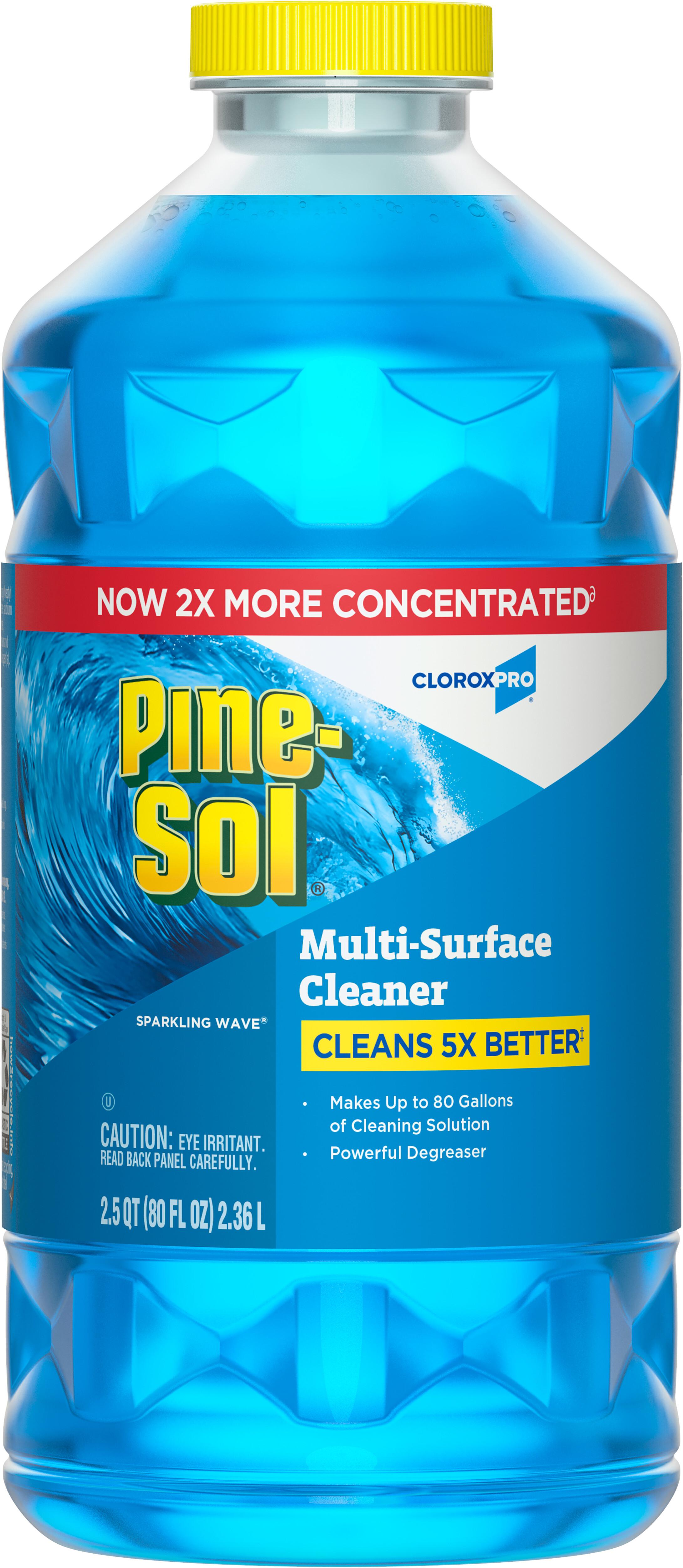 Pine-Sol® Sparkling Wave All Purpose Cleaner Deodorizer 80 OZ Multi Surface Antibacterial 3/Case