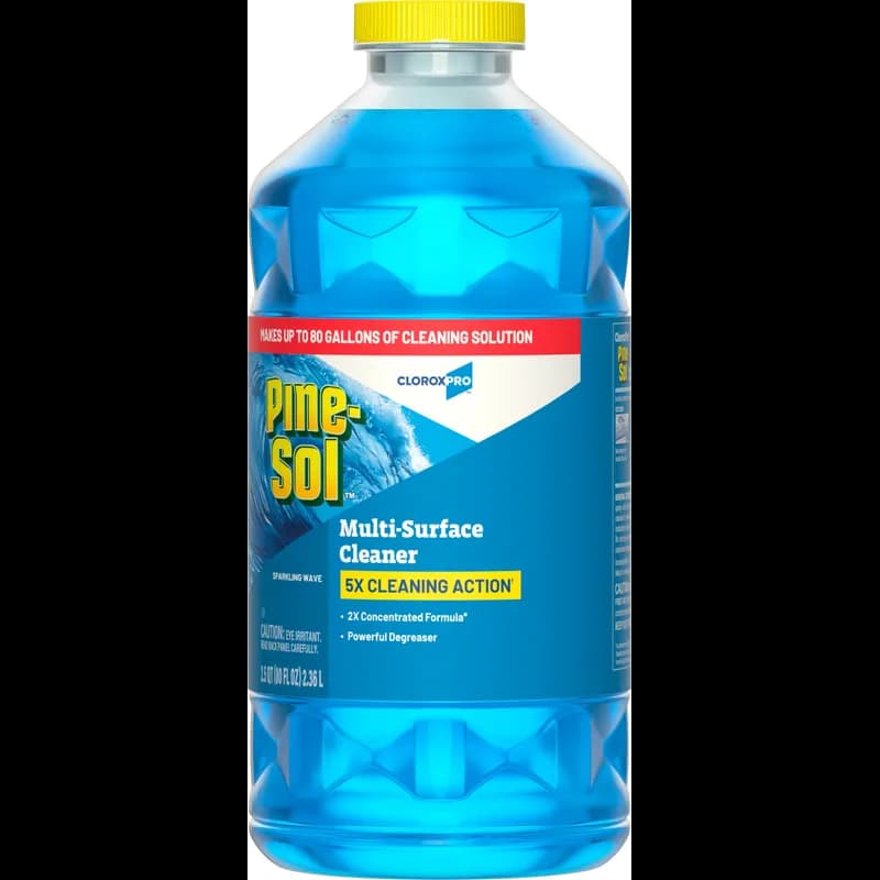 Pine-Sol® Sparkling Wave All Purpose Cleaner Deodorizer 80 OZ Multi Surface Antibacterial 3/Case