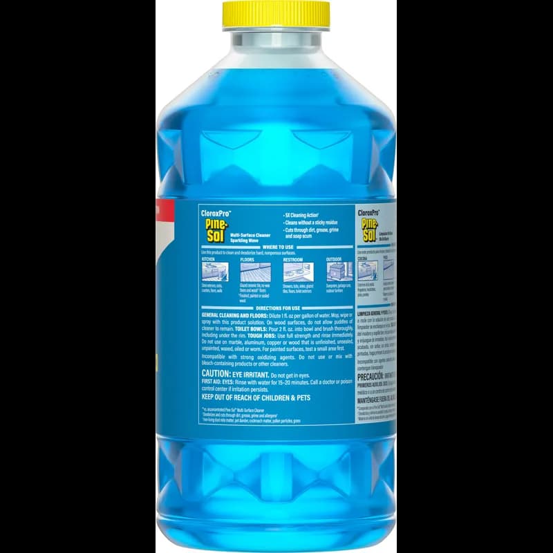 Pine-Sol® Sparkling Wave All Purpose Cleaner Deodorizer 80 OZ Multi Surface Antibacterial 3/Case