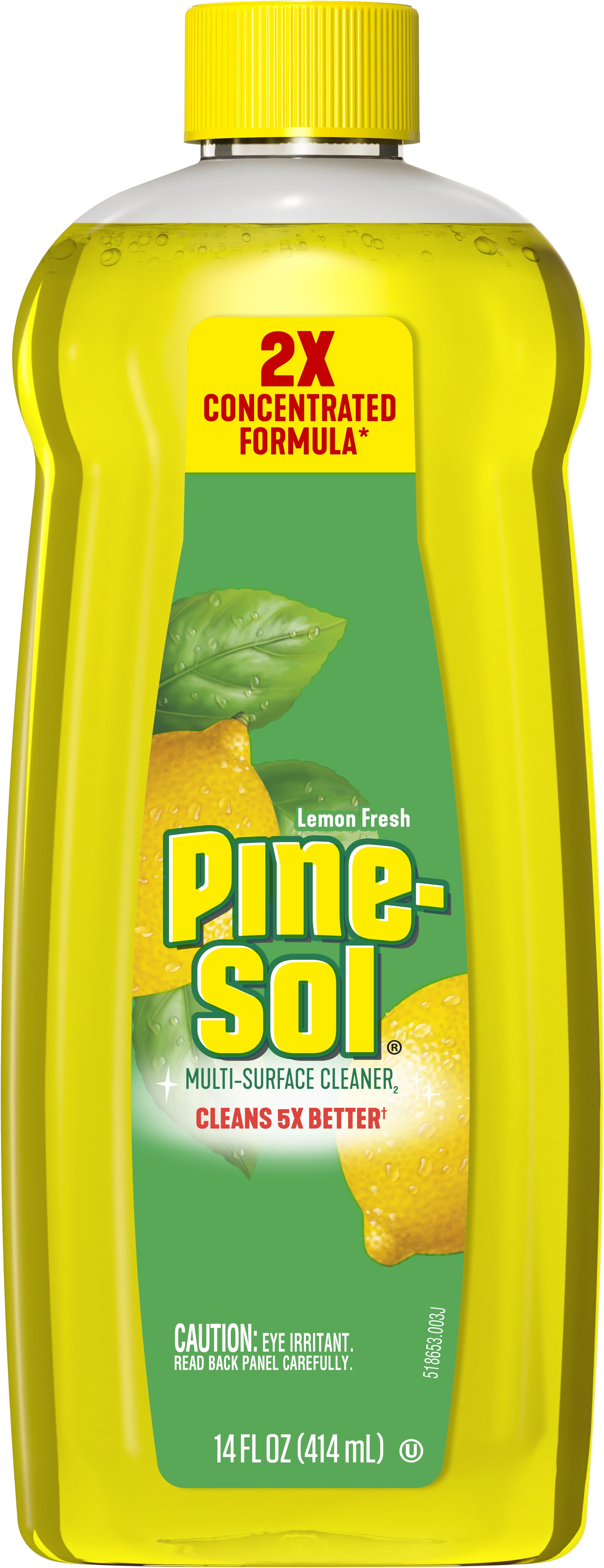Pine-Sol® Lemon All Purpose Cleaner Deodorizer 14 OZ Screw Cap 12/Case