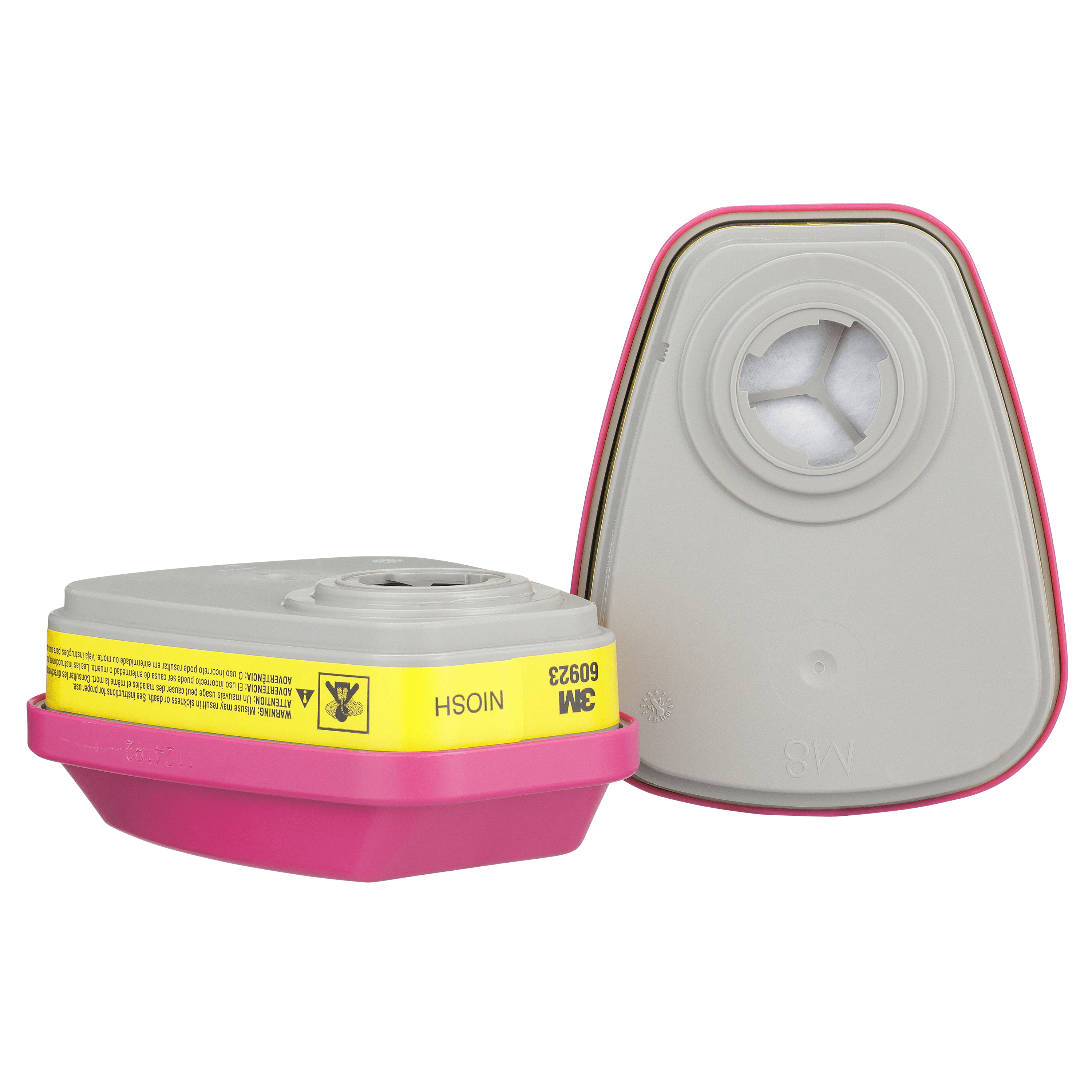 3M™ 60923 Vapor & Acid Gas Cartridge 4.2X3.4 IN 60/Case