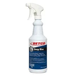 Deep Blue Pleasant Scent Glass & Surface Cleaner 32 OZ RTU Liquid Ammoniated 12/Case