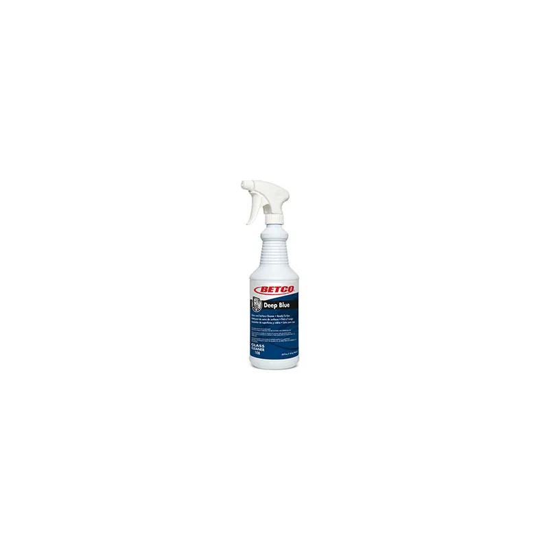 Deep Blue Pleasant Scent Glass & Surface Cleaner 32 OZ 12/Case
