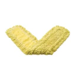 Trapper® Dust Mop Head 5X24 IN Yellow Cotton Blend (65% Cotton, 35% PET) 12/Case