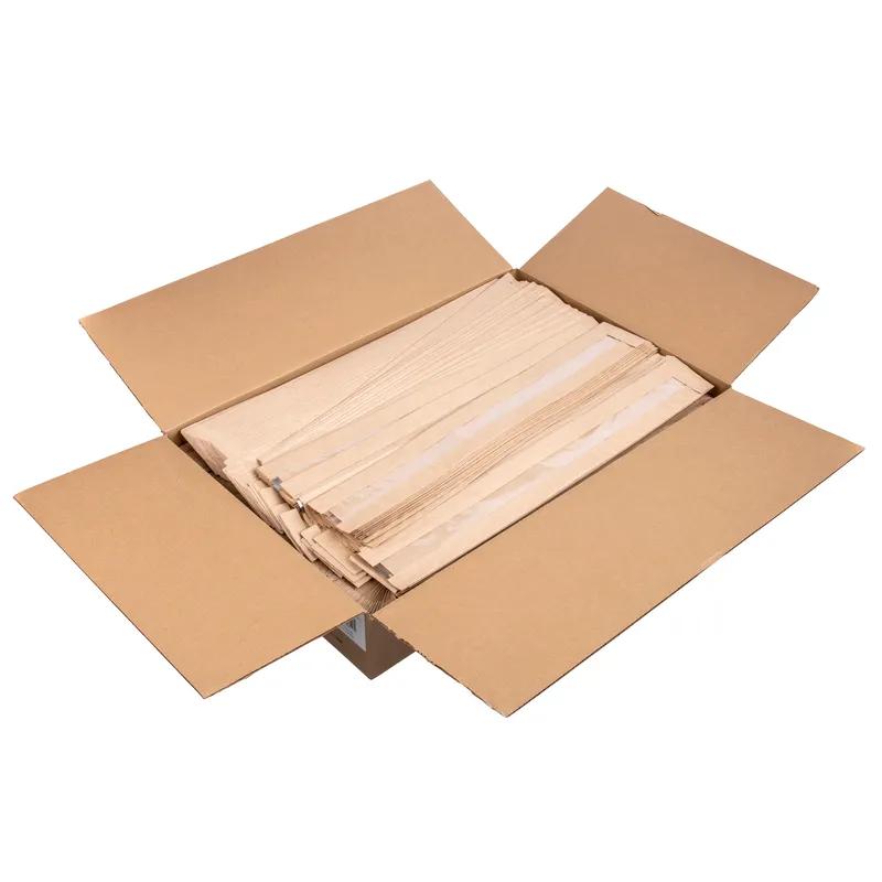 Bread Bag 3.5X2X26 IN Paper Natural Plain Panel With Window 1000/Case