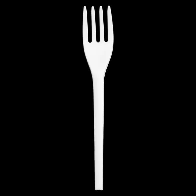 Fork 6 IN CPLA White Medium Weight 1000/Case