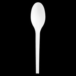 Stalk Market Spoon 6 IN CPLA White Medium Weight 1000/Case