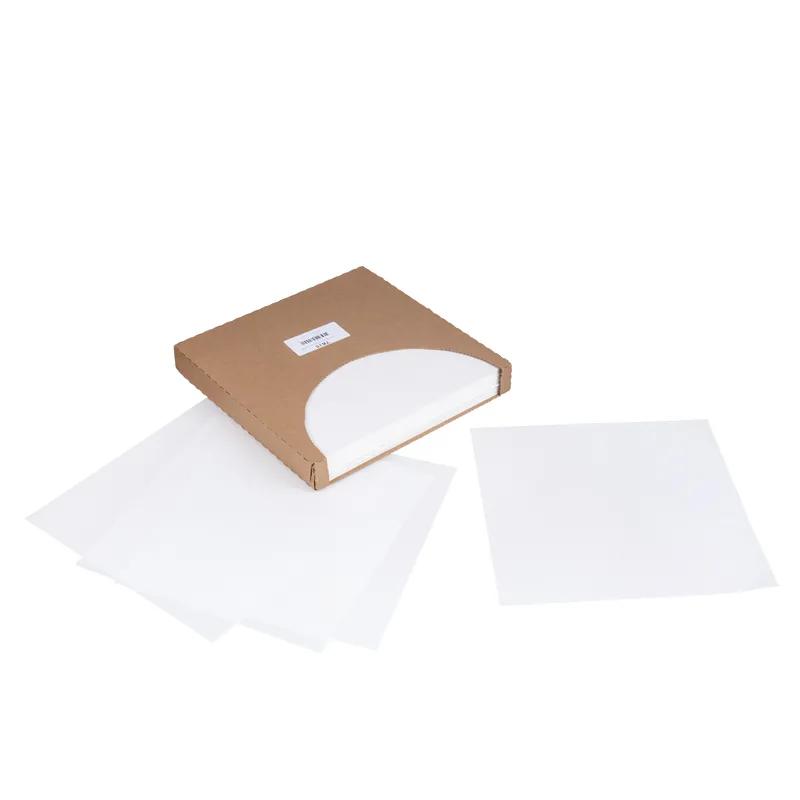 Sandwich Wrap 15X15 IN Dry Wax Paper White Plain 4000/Case