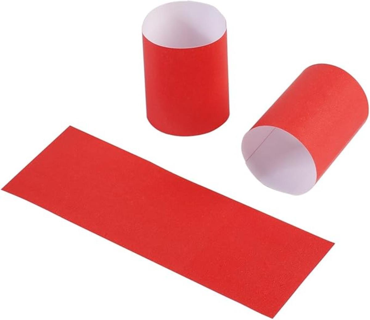 Napkin Bands 4.5X1.5 IN Red 2000/Box