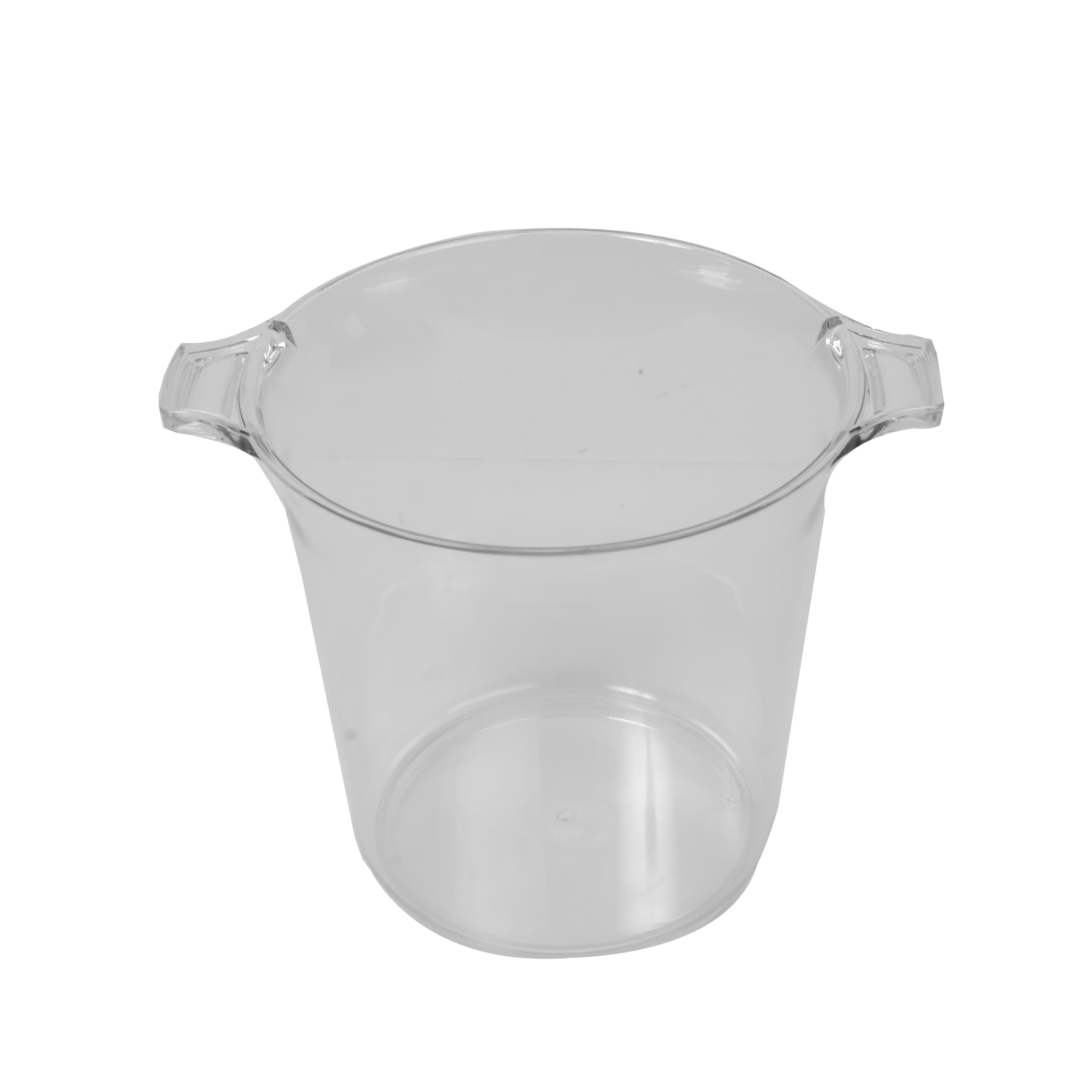 Ice Bucket 64 OZ PS Clear Round 6/Case
