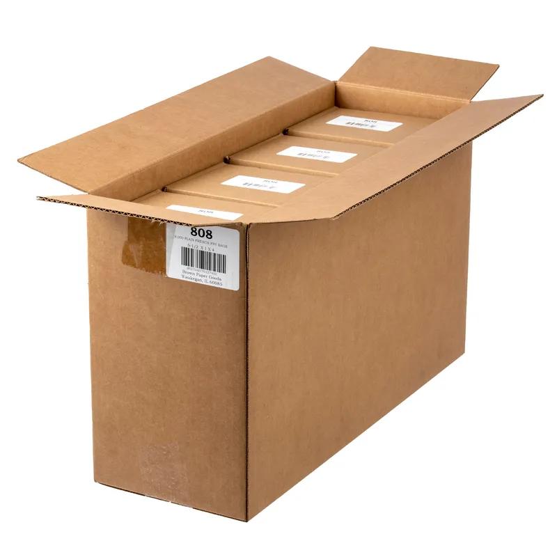 French Fry Bag 5.5X1X4 IN Paper White Plain 1000/Box