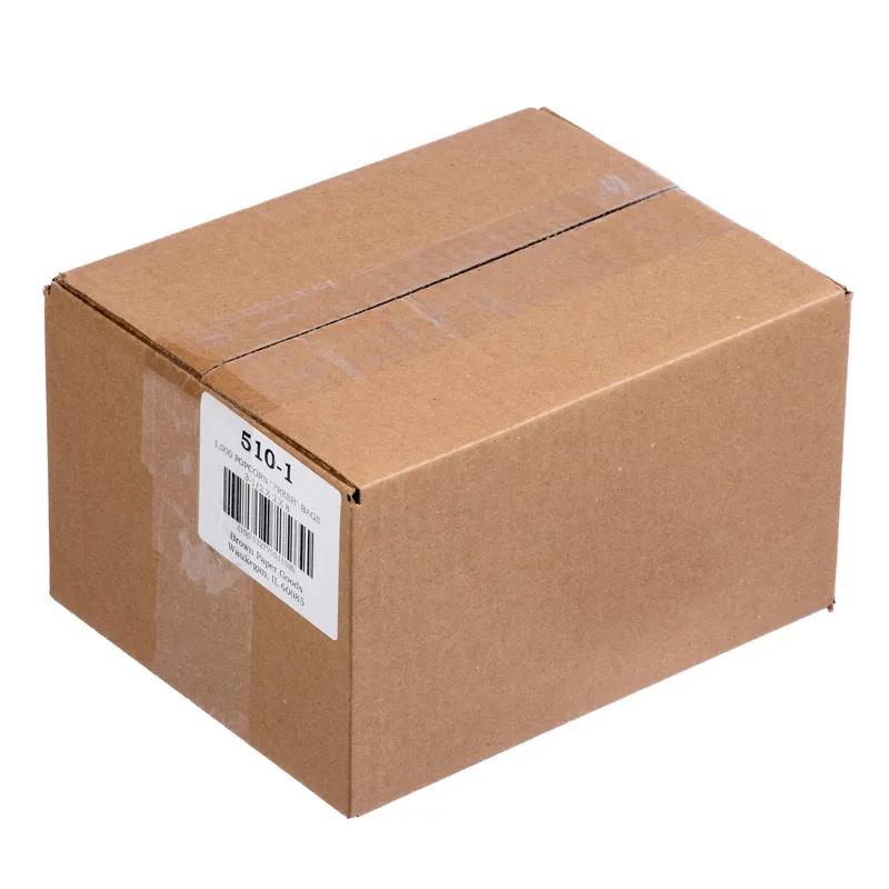 Popcorn Bag 3.5X2X8 IN Paper 1# White Popcorn Fresh! Design 1000/Case