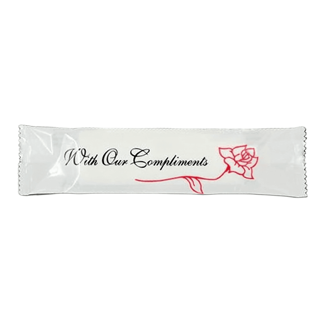 Hand Wipe Hot/Cold Wet Nap With Our Compliments 1000/Case