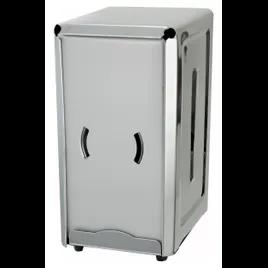 Napkin Dispenser 3.5X7 IN Chrome Stainless Steel Tall Fold 1/Each
