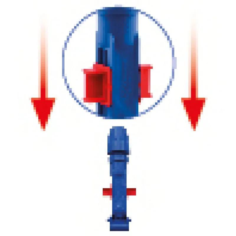 Mop Holder Frame 16 IN Blue PP Polyamide PE Locking Connector 10/Case