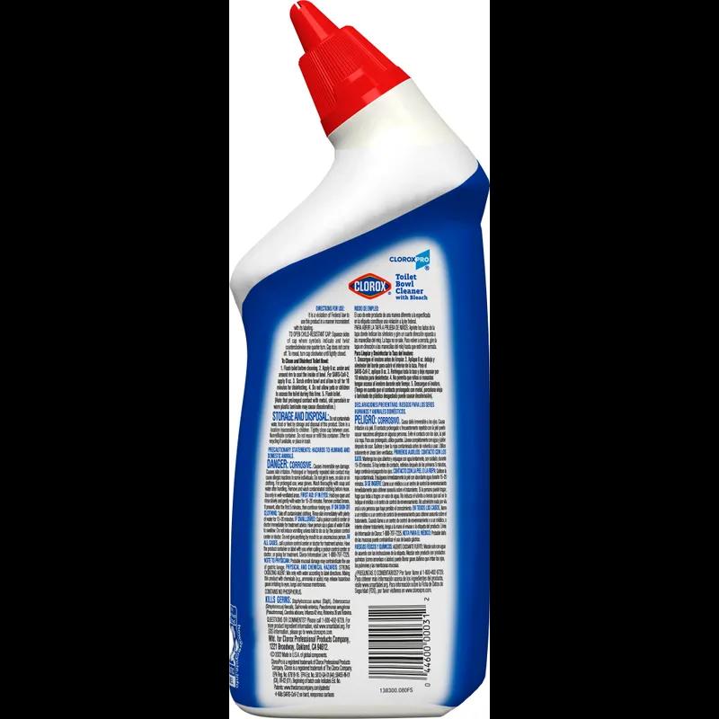 Clorox® Floral Fresh Scent Toilet Bowl Cleaner Deodorizer 24 FLOZ Multi Surface RTU Bleach Antibacterial 12/Case