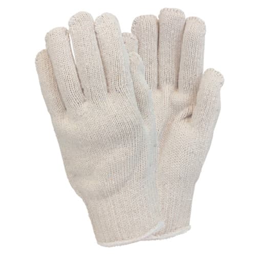 Safety Zone® Gloves Mens One Size (OS) Heavyweight Cotton Blend (60% Cotton, 40% Polyester) String Knit 12 Count/Pack