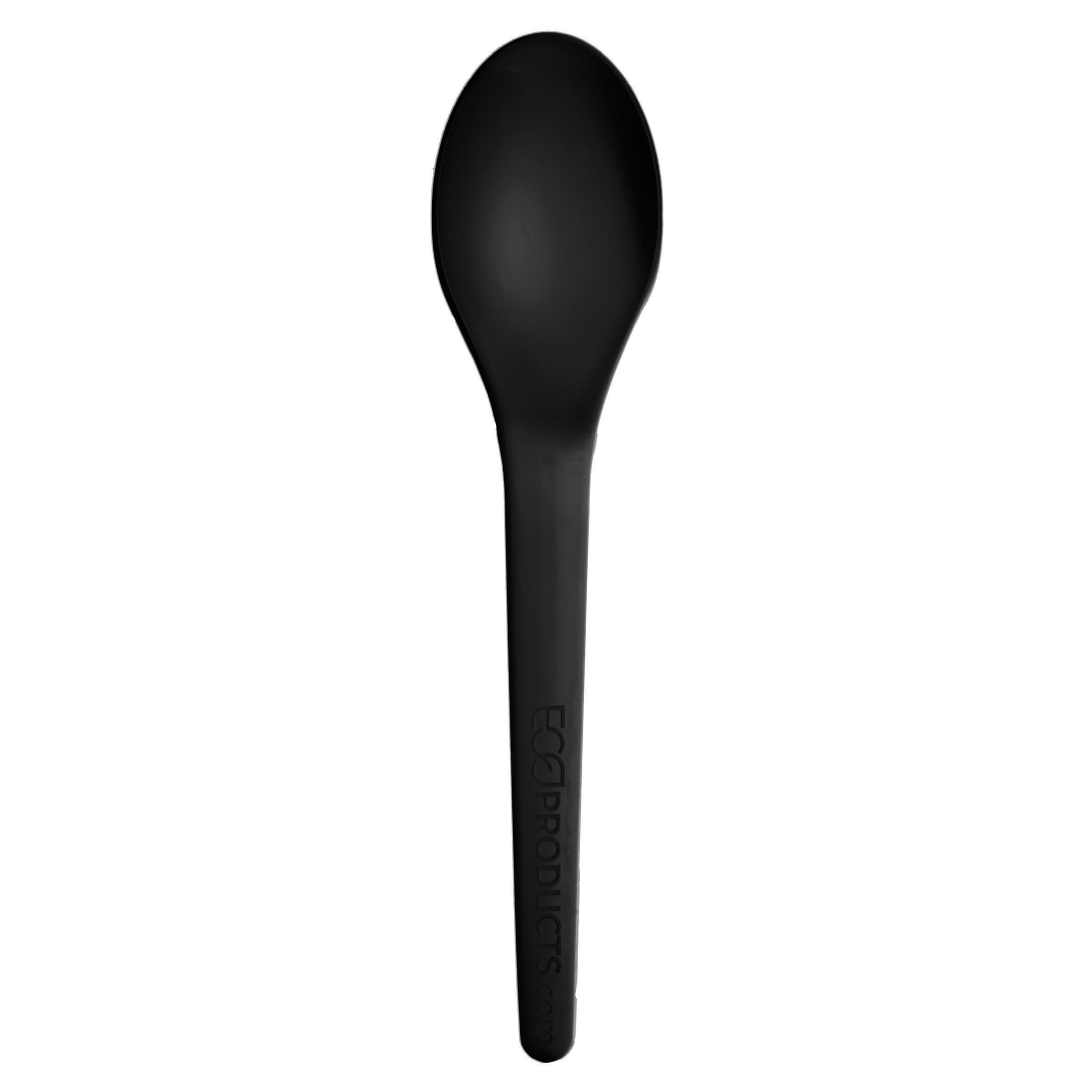Plantware Spoon 6 IN PLA Black High Heat 1000/Case