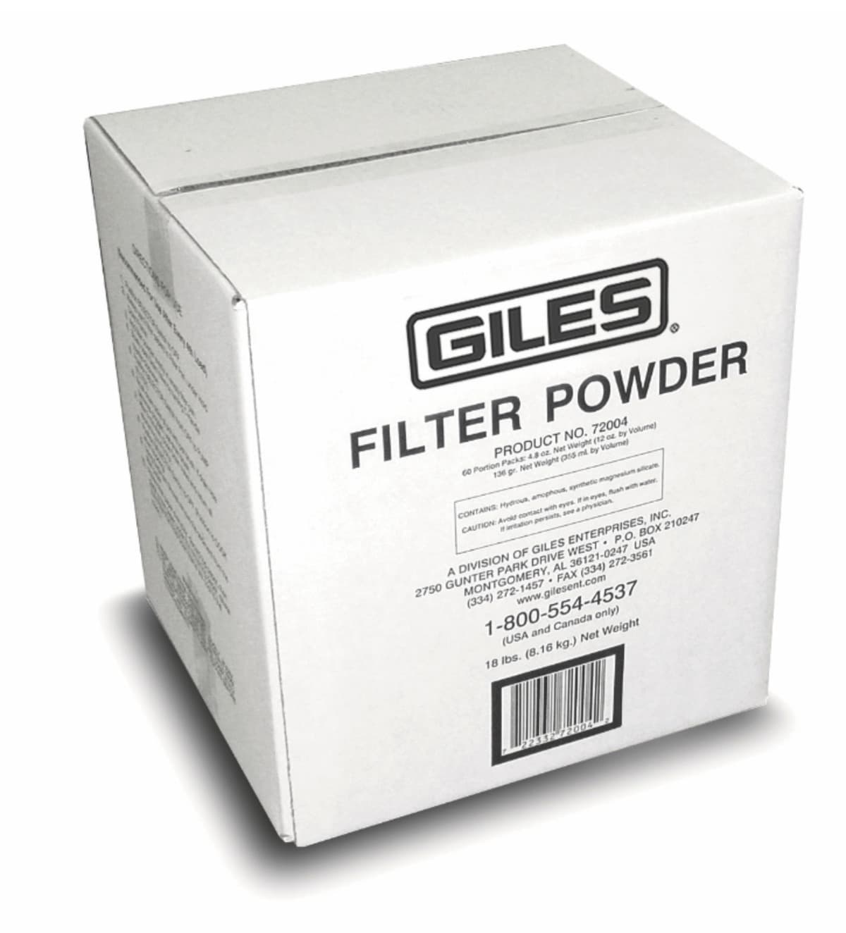 Fryer Filter Powder 5 OZ Portion Packs 60/Case