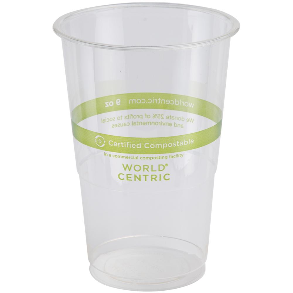 Cold Cup 9 OZ PLA Clear 2000/Case
