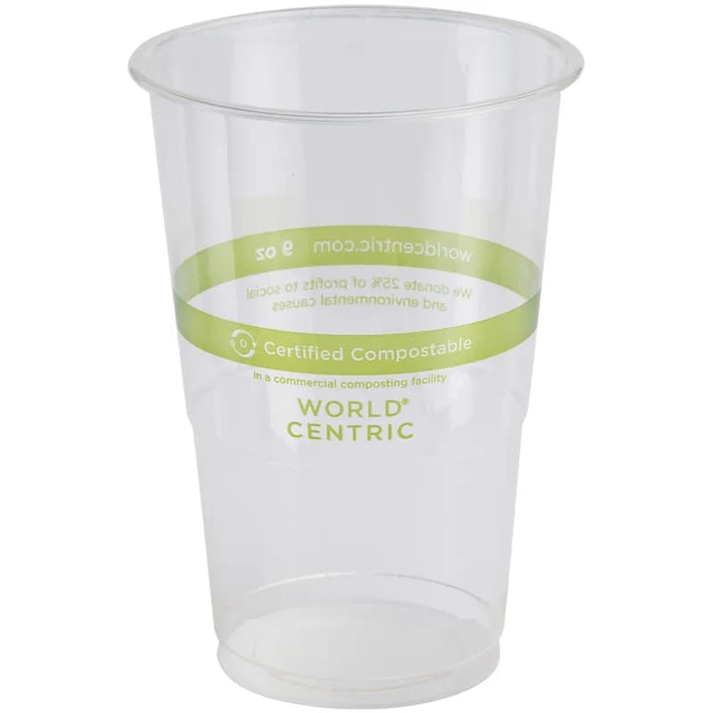 Cold Cup 9 OZ PLA Clear 2000/Case