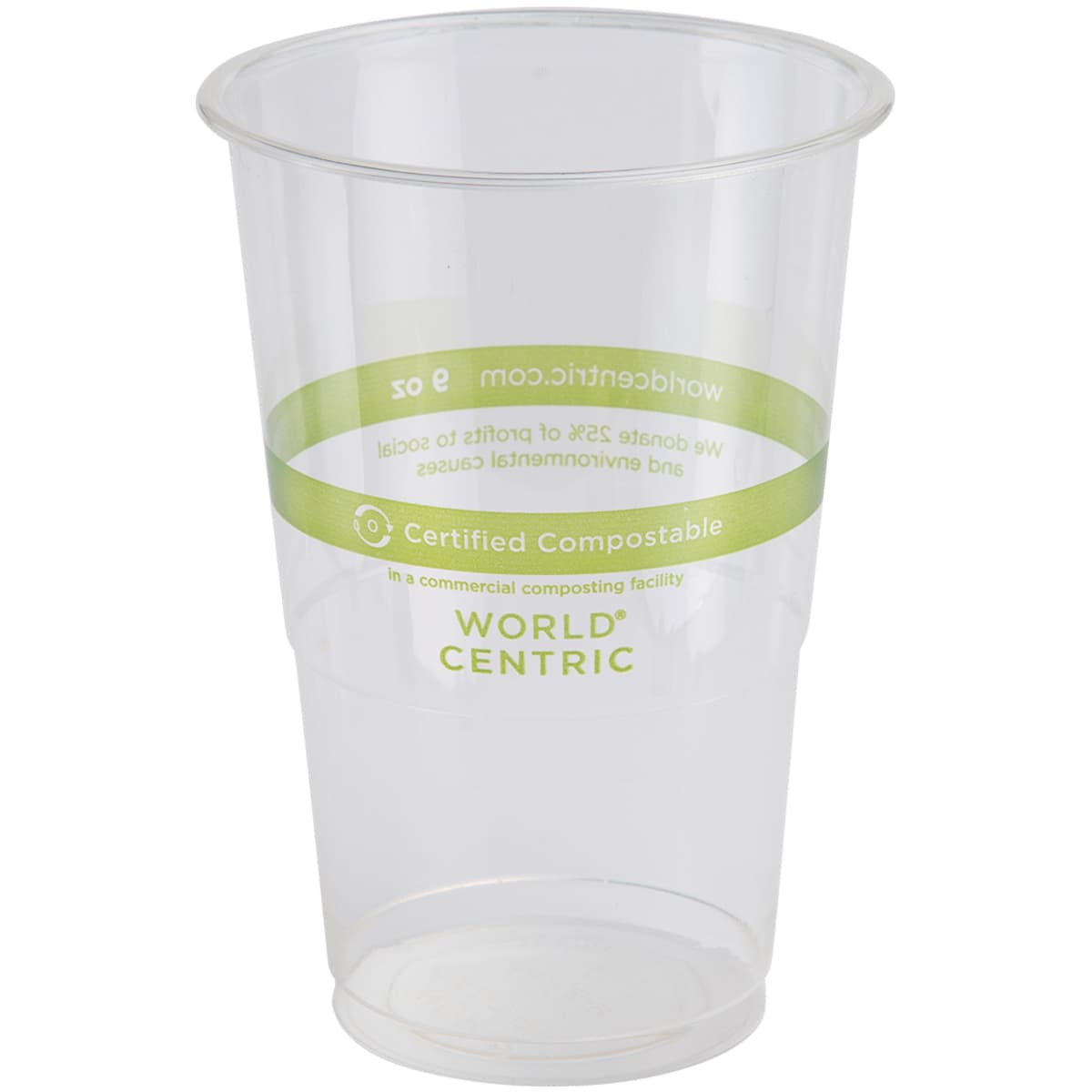 Cold Cup 9 OZ PLA Clear 2000/Case