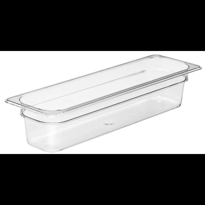 Camwear® Food Pan 1/2 4 IN 5.3 QT Clear Long 1/Each