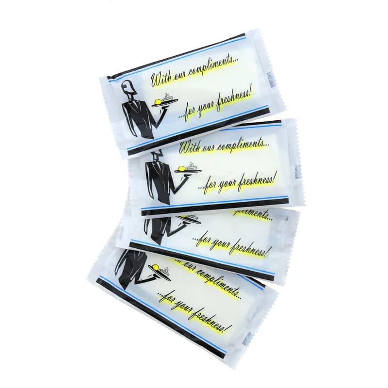 Fingerbowl Moist Towelette Wipe Lemon 250 Sheets/Pack 1 Packs/Case 250 Sheets/Case