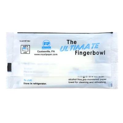Fingerbowl Moist Towelette Wipe Lemon 250 Sheets/Pack 1 Packs/Case 250 Sheets/Case