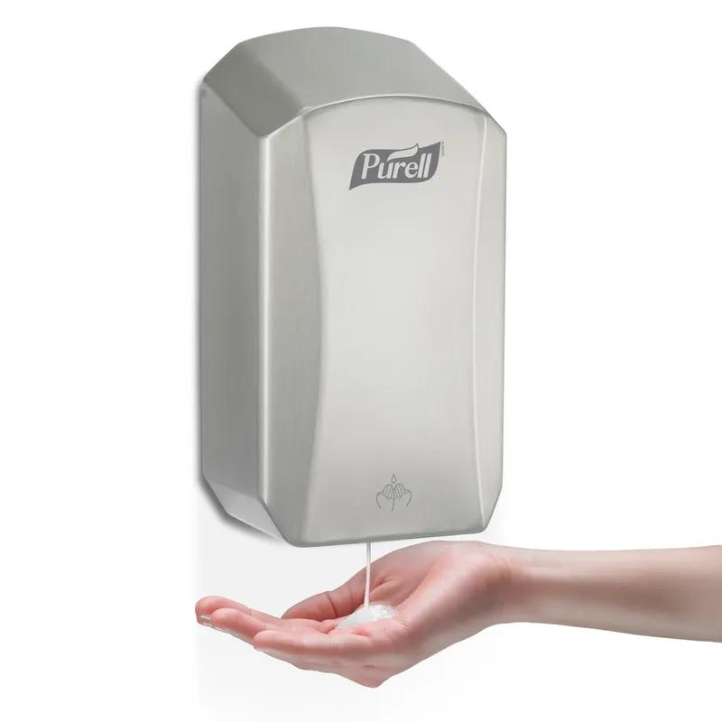 Purell® Hand Sanitizer Dispenser 1200 mL Stainless Steel Wall Mount High Capacity Battery Operated For LTX-12 BHD 1/Each