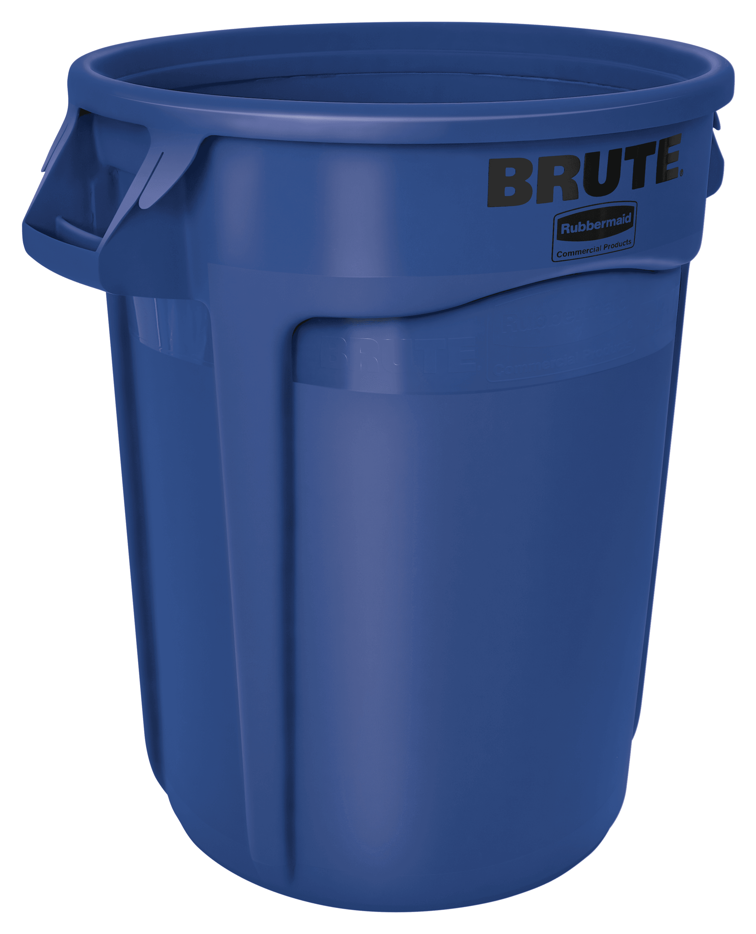 Brute® 1-Stream Trash Can 25.39X22.64X27.87 IN 32 GAL 128 QT Blue Resin Food Safe 1/Each