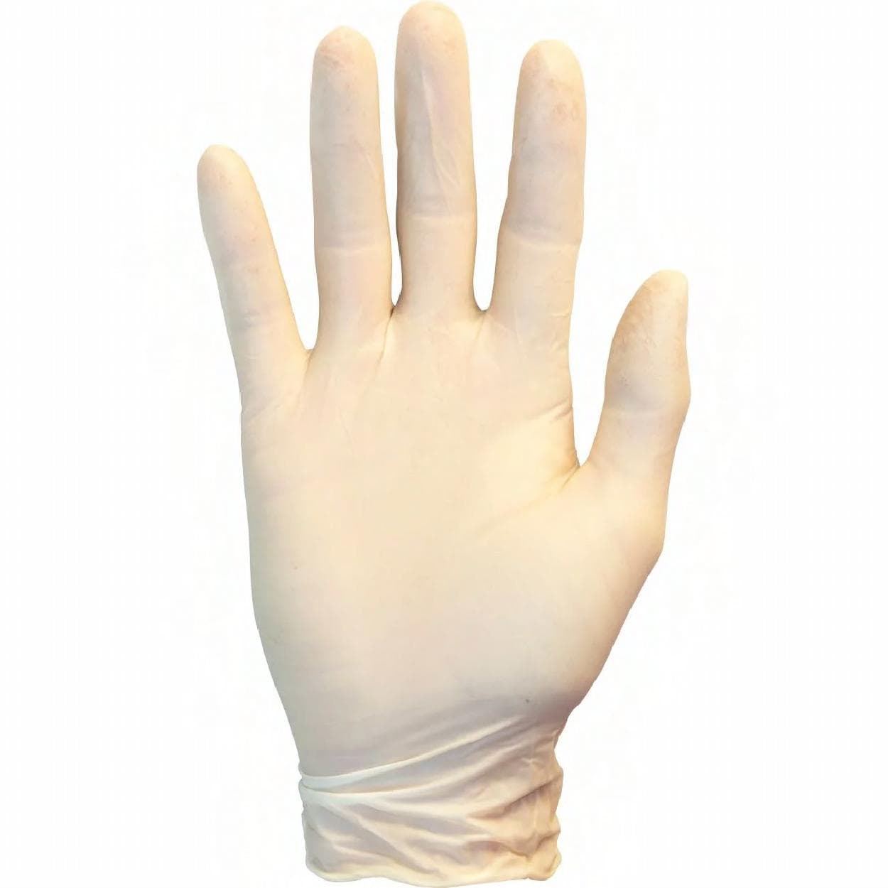 Safety Zone® Gloves XL Natural 5MIL Polymer Coated Latex Powder-Free Textured 100 Count/Box 10 Box/Case