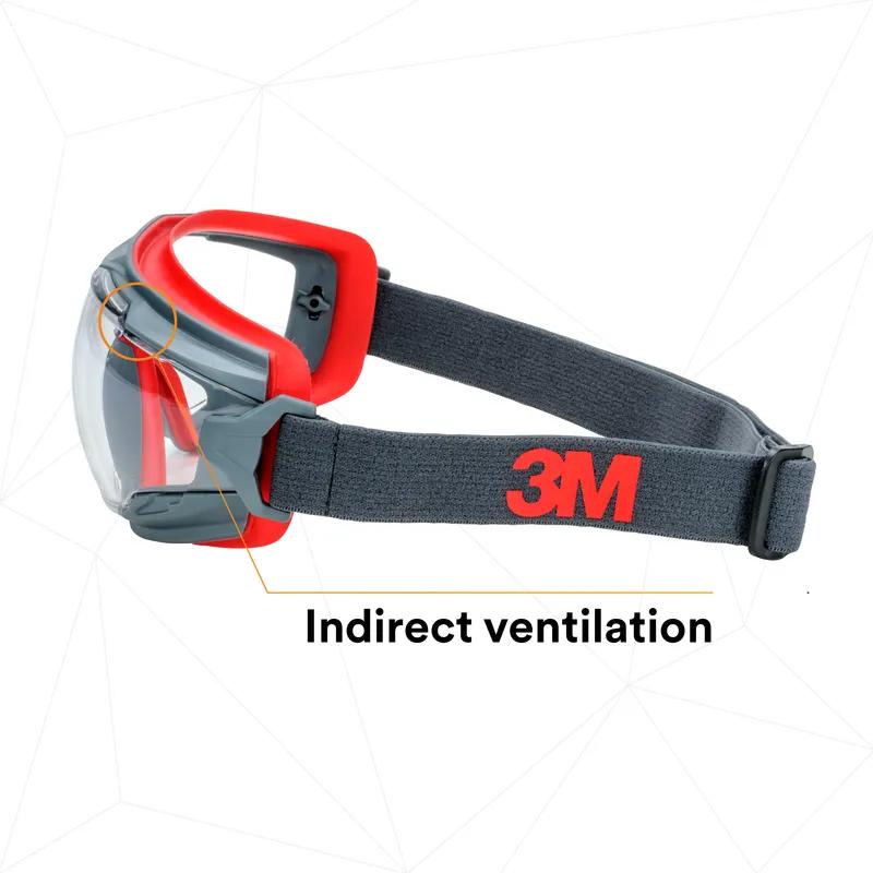 3M™ 500 Series GG501SGAF Goggles Universal Clear Anti-Fog 10/Case