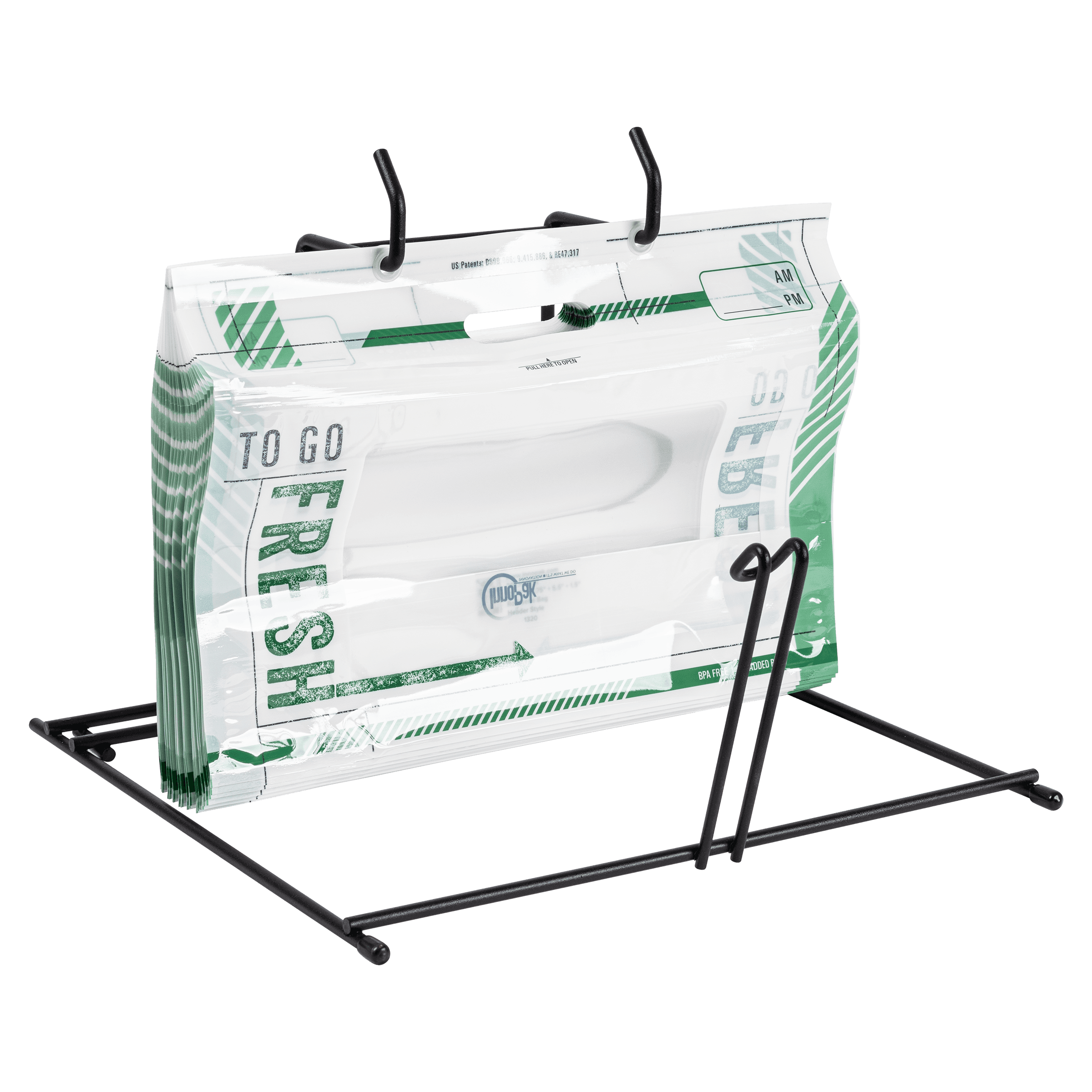 TO GO FRESH™ Rotisserie Chicken Bag 12.75X5.5X6.75+1.5 IN With Handle Vented 250/Case