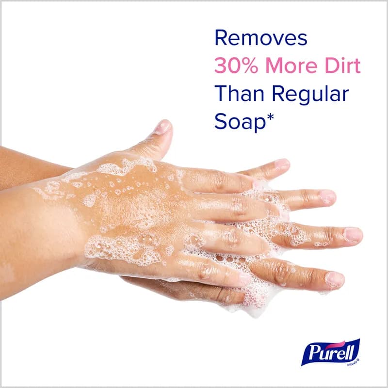 Purell® HEALTHY SOAP™ Hand Soap 1200 mL 4.33X3.36X8.64 IN Fragrance Free Foaming For ES10 2/Case