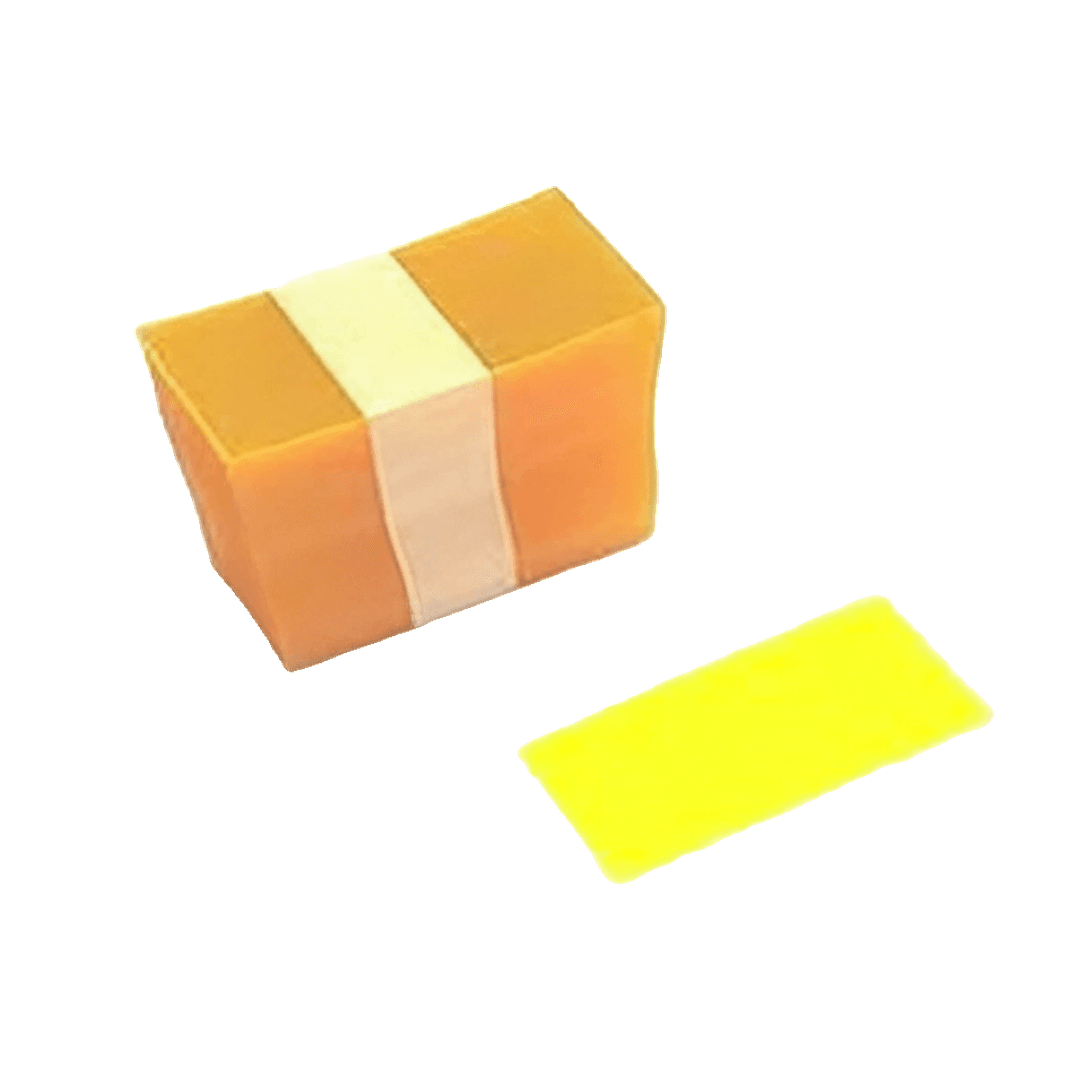 Shelf Strip 1.25X3.25 IN Plastic Yellow 250/Pack