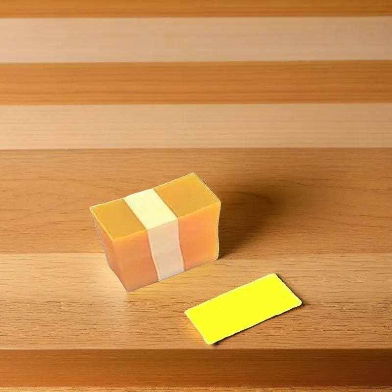 Shelf Strip 1.25X3.25 IN Plastic Yellow 250/Pack