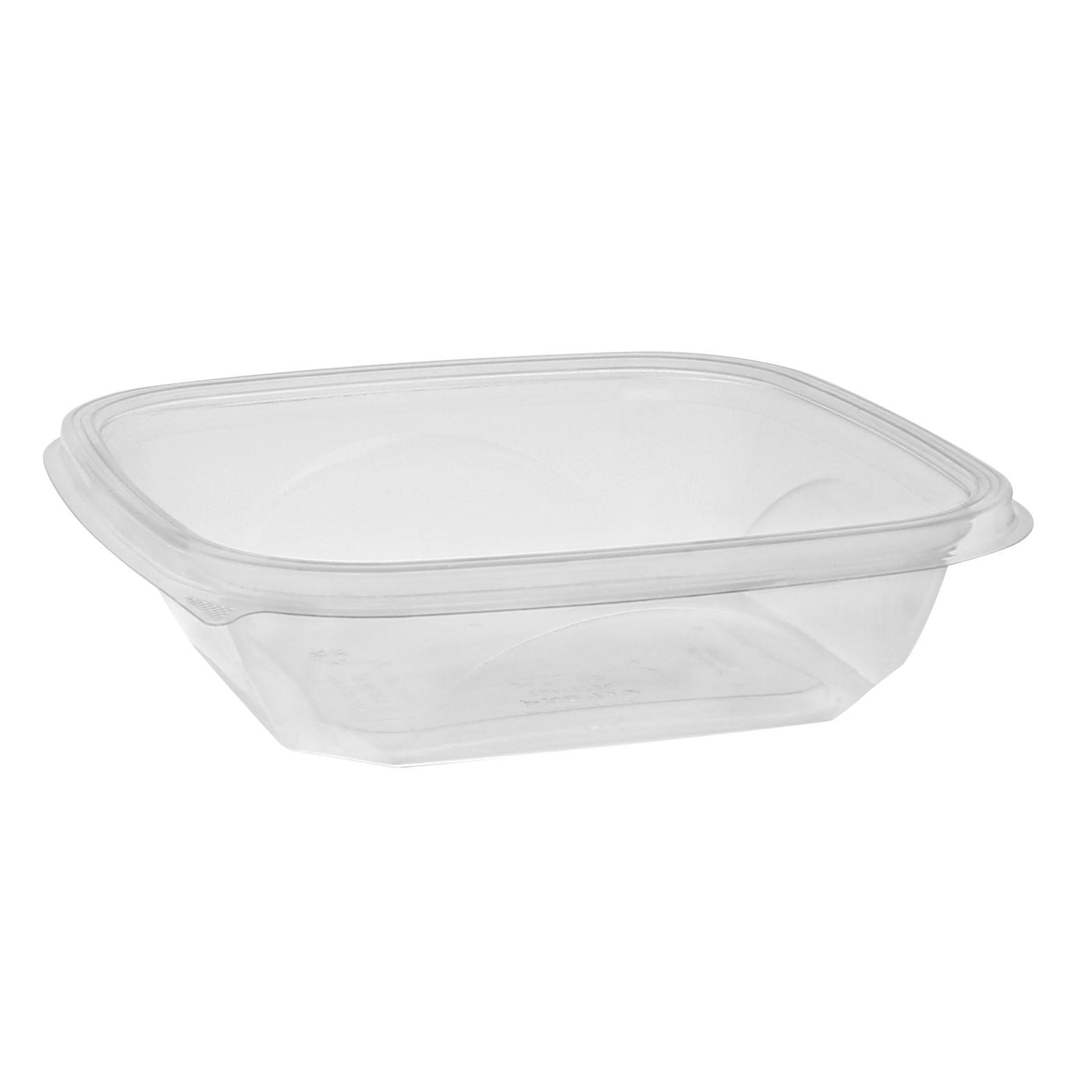 Bowl 24 OZ RPET Clear Square 300/Case