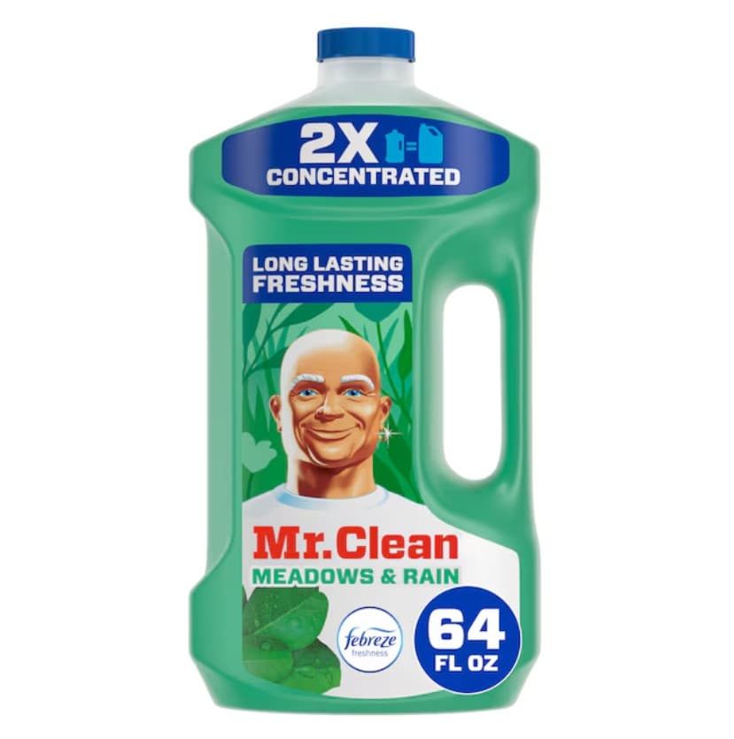 Mr. Clean® Febreze Meadows & Rain Cleaner 64 OZ Liquid Multi-Purpose 4/Case