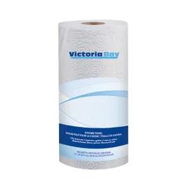 Victoria Bay Household & Kitchen Roll Paper Towel 11X8 IN 2PLY 250 Sheets/Roll 12 Rolls/Case