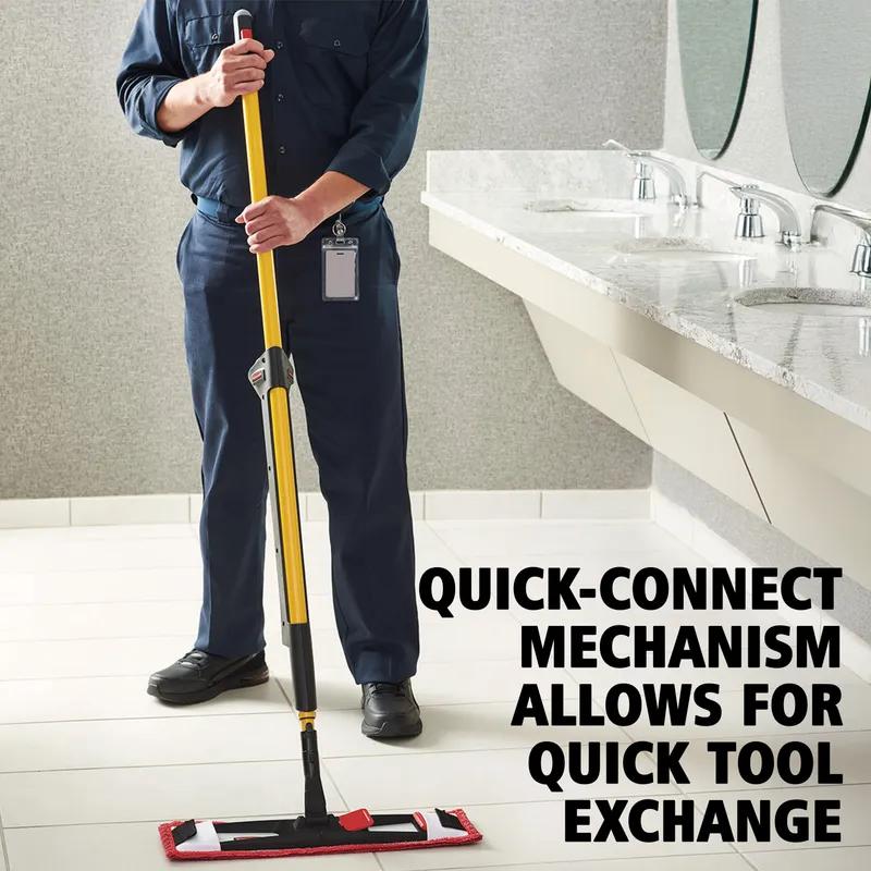 Hygen™ PULSE™ Bucketless Wet Mop Kit Includes: (1) Handle With Fluid Reservoir, 17 IN Frame, (2) 18 IN Damp Mops 1/Each