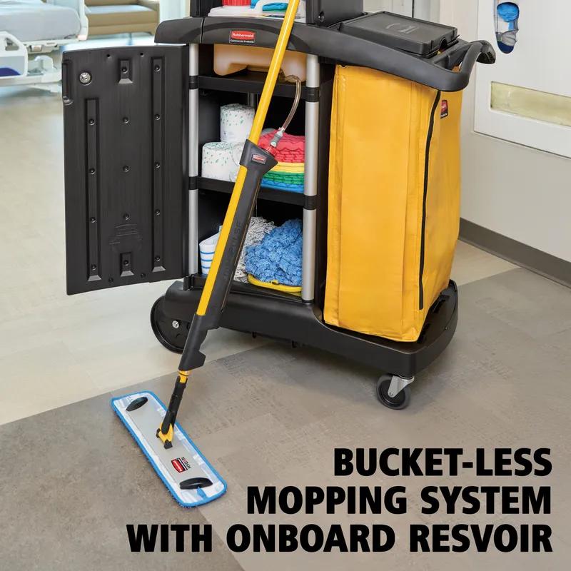 Hygen™ PULSE™ Bucketless Wet Mop Kit Includes: (1) Handle With Fluid Reservoir, 17 IN Frame, (2) 18 IN Damp Mops 1/Each