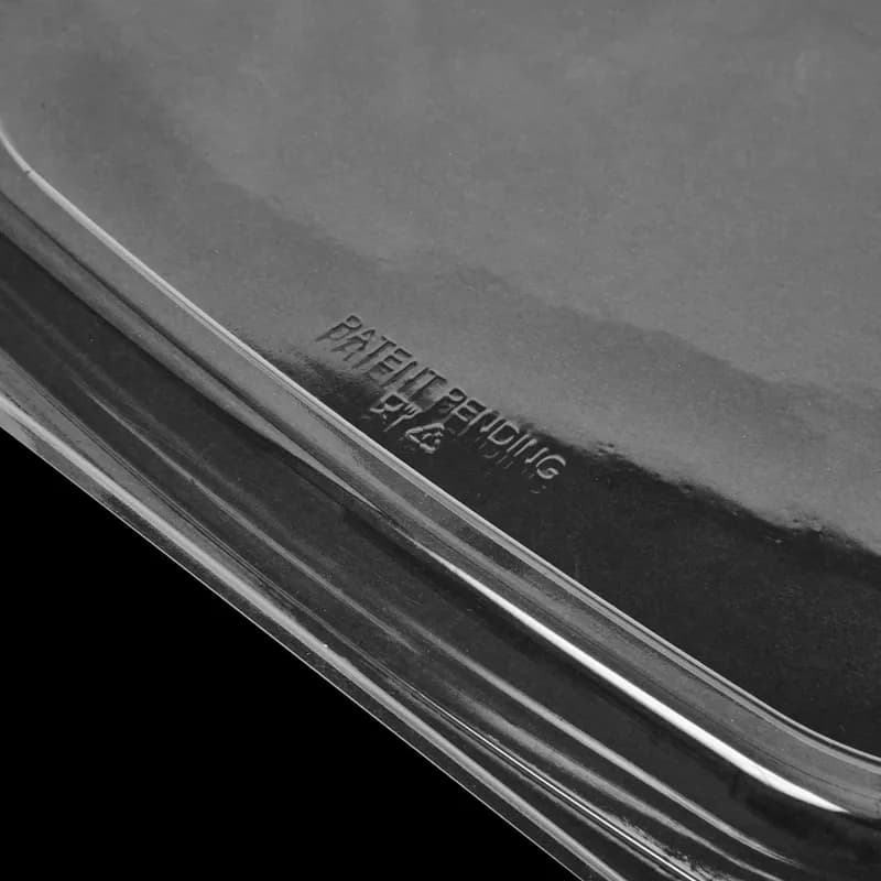 Victoria Bay Serving Tray Base & Lid Combo 12X12 IN PET Clear Square 25/Case