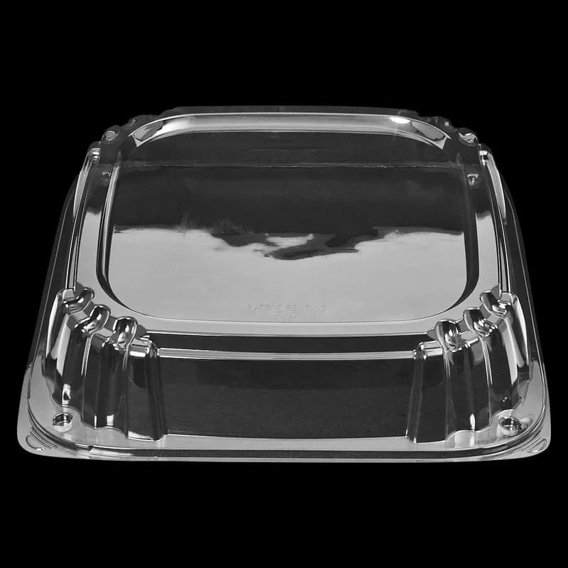 Victoria Bay Serving Tray Base & Lid Combo 12X12 IN PET Clear Square 25/Case