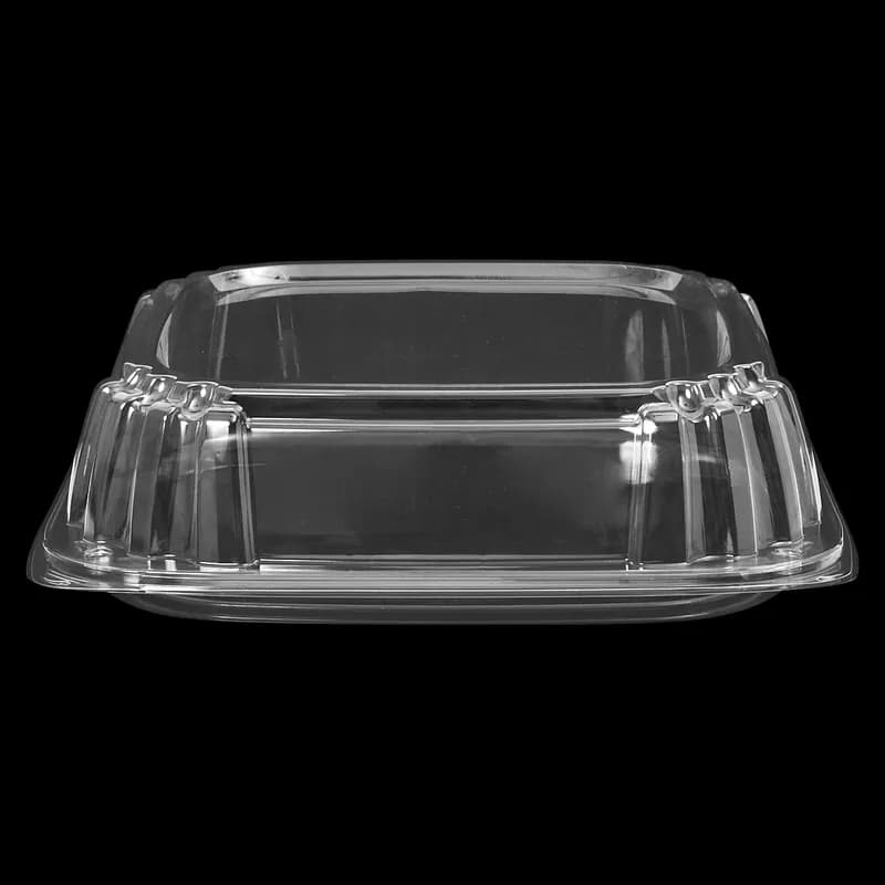 Victoria Bay Serving Tray Base & Lid Combo 12X12 IN PET Clear Square 25/Case